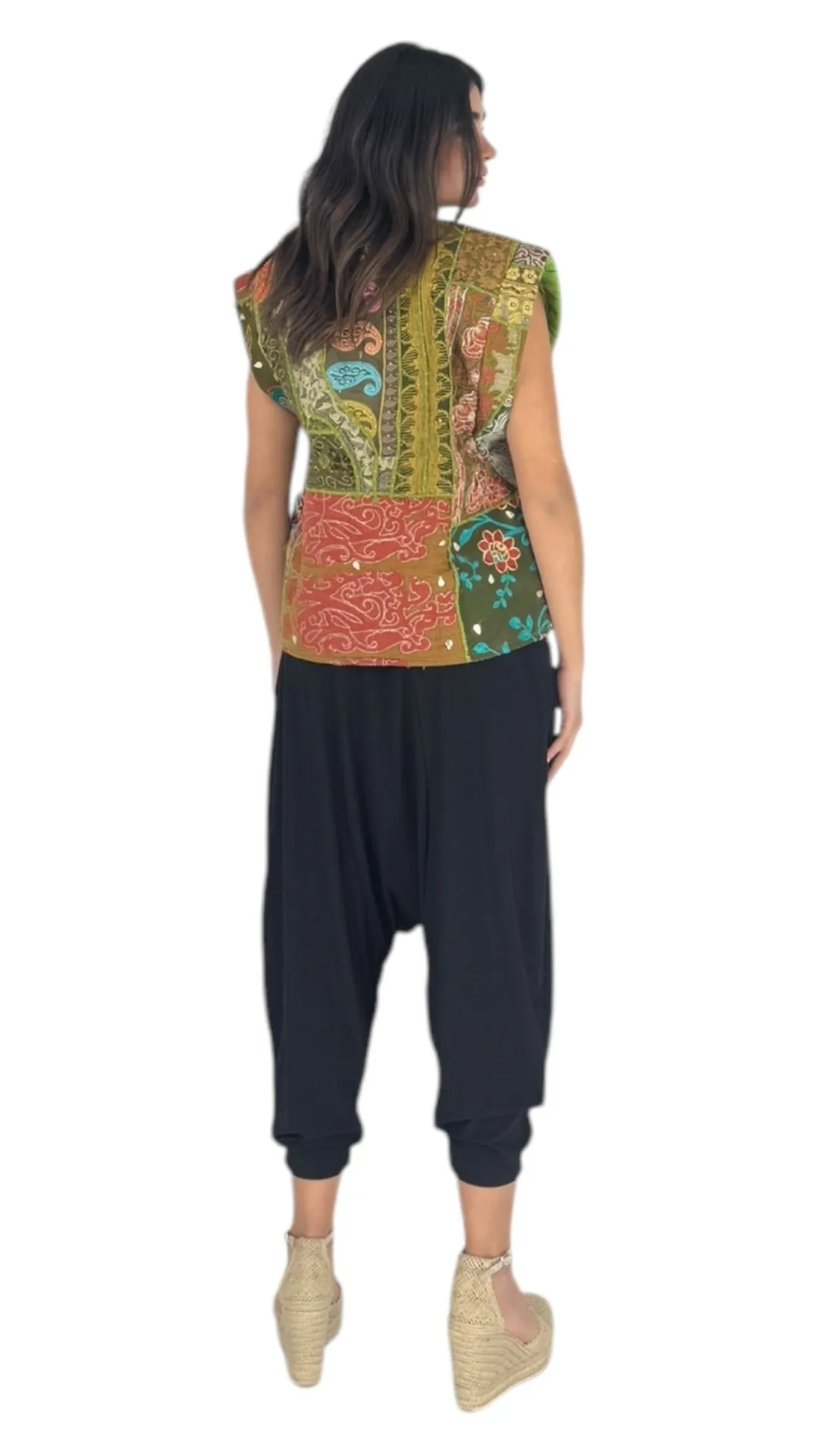Hayat deep green vest