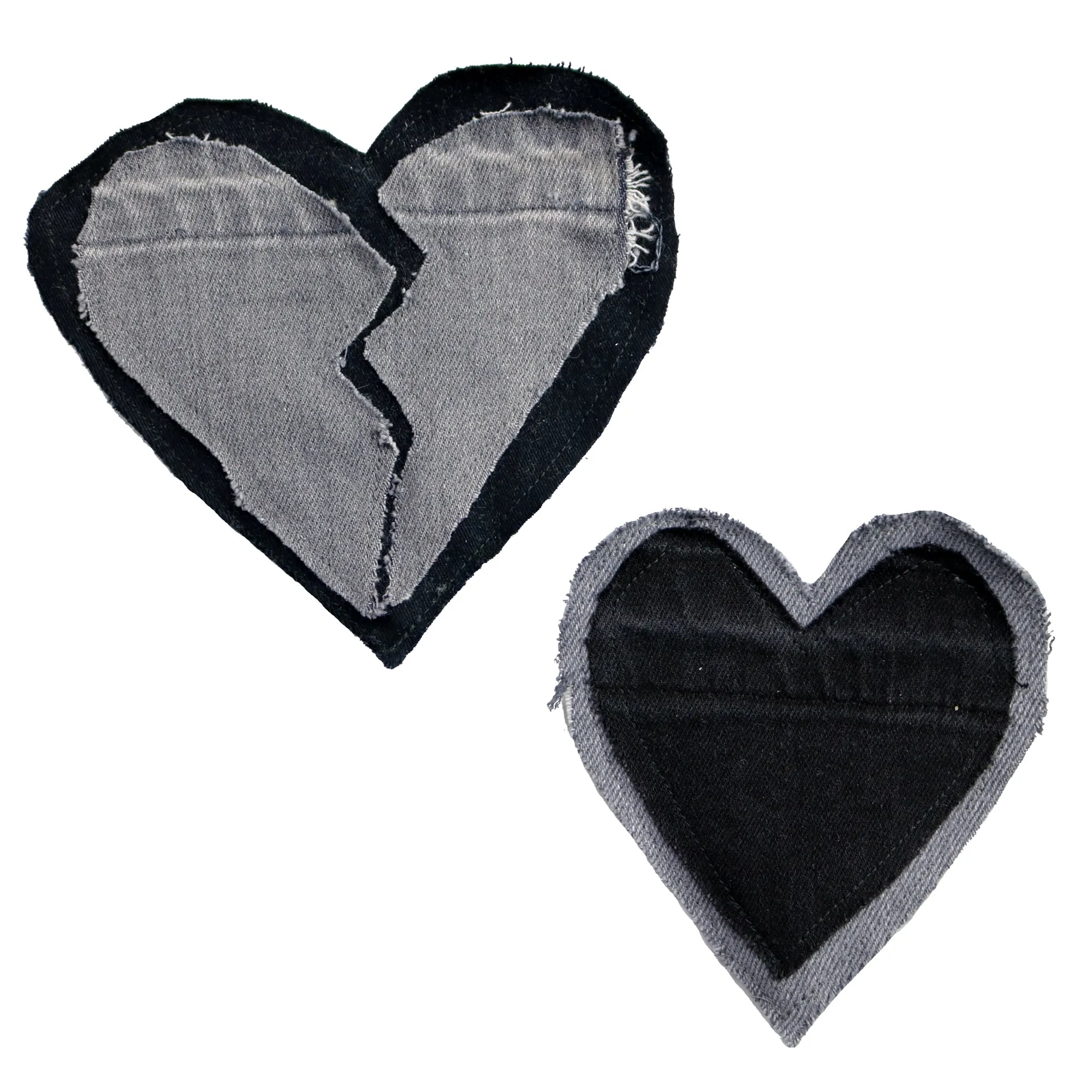 Heart iron on patch
