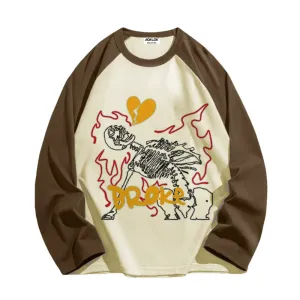Heartless Skeleton Long Sleeve Shirt