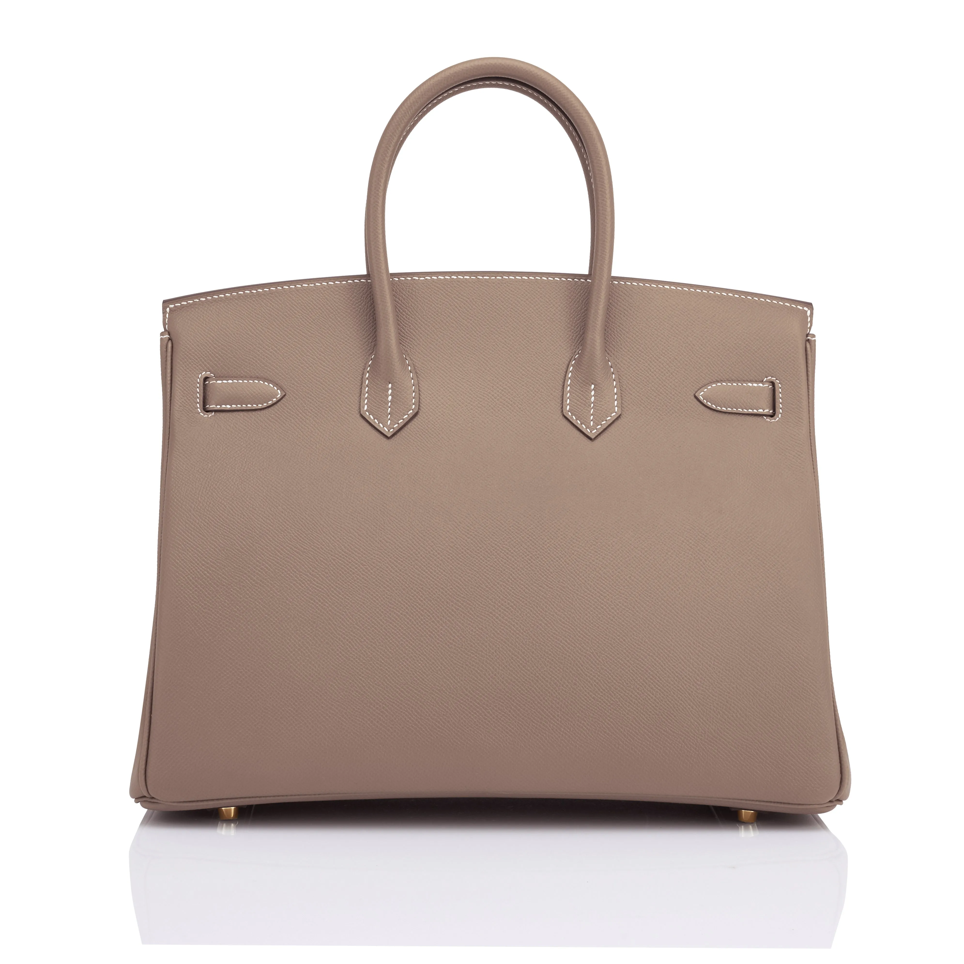 Hermes Birkin 35cm Etoupe Epsom Taupe Gold Hardware Bag