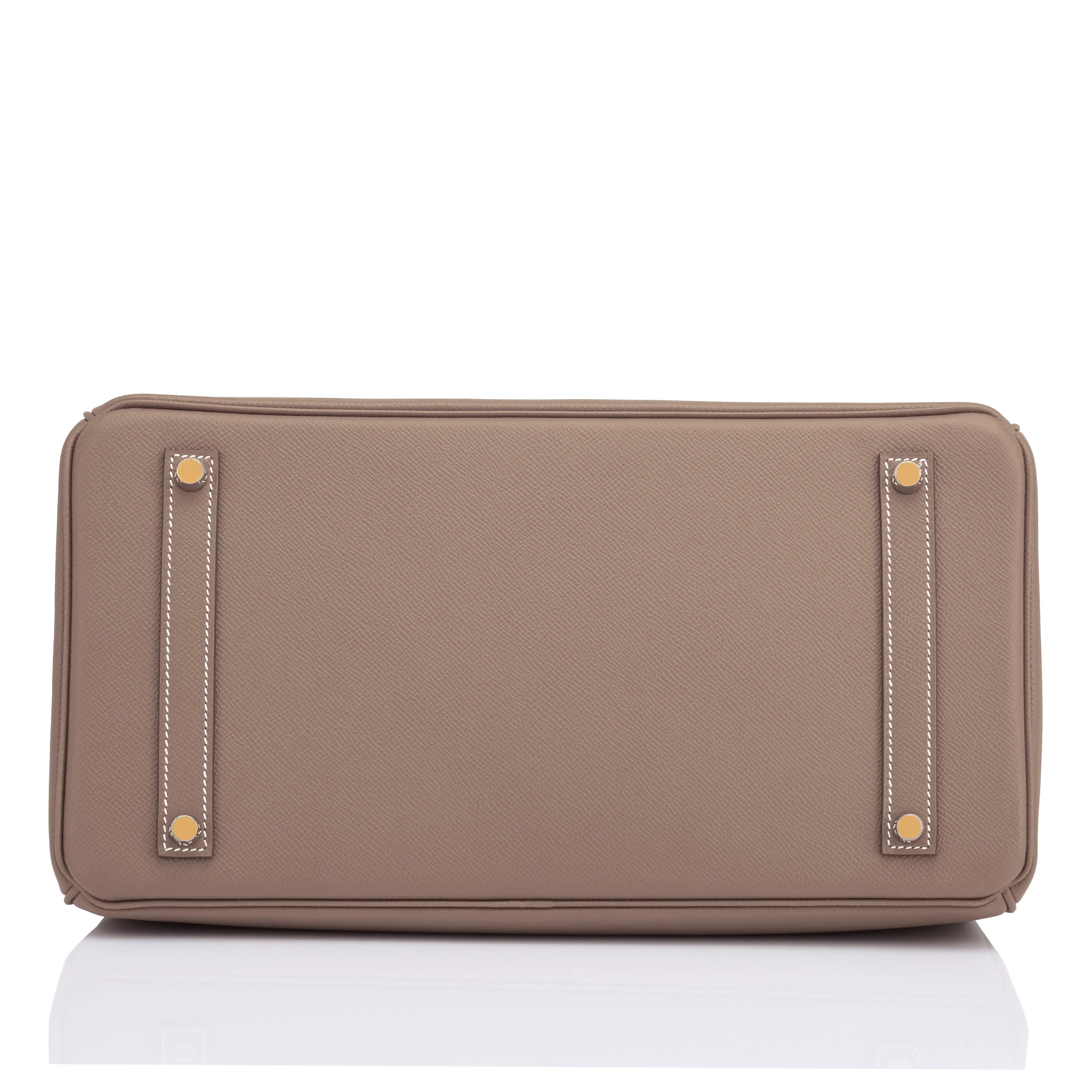 Hermes Birkin 35cm Etoupe Epsom Taupe Gold Hardware Bag