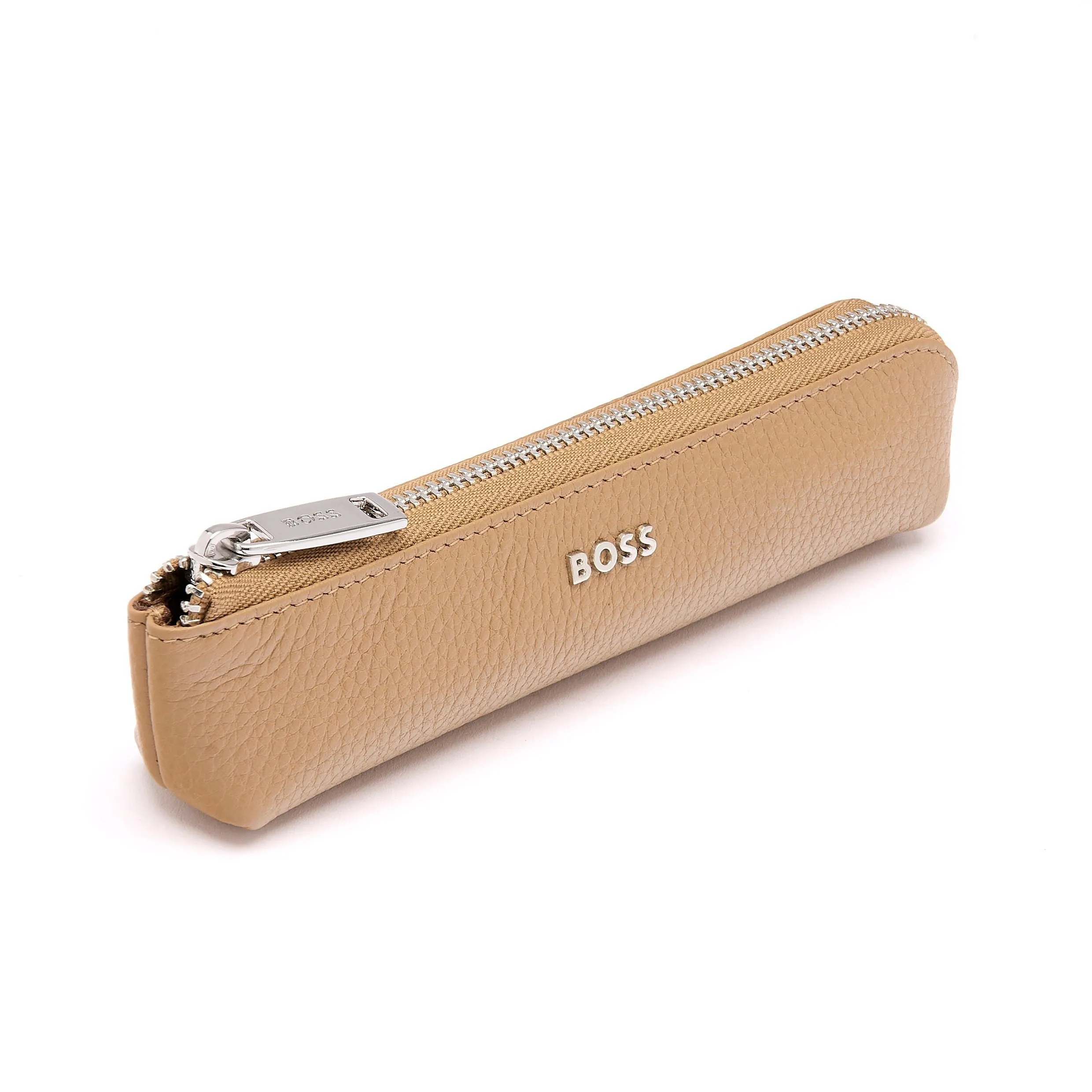 HUGO BOSS HLS417X - Small pen case Classic Grained Camel