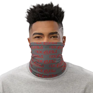 i ROC WIT JESUS Gry/Red Neck Gaiter