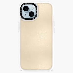 iPhone 15 Case Classic Leather — Almond