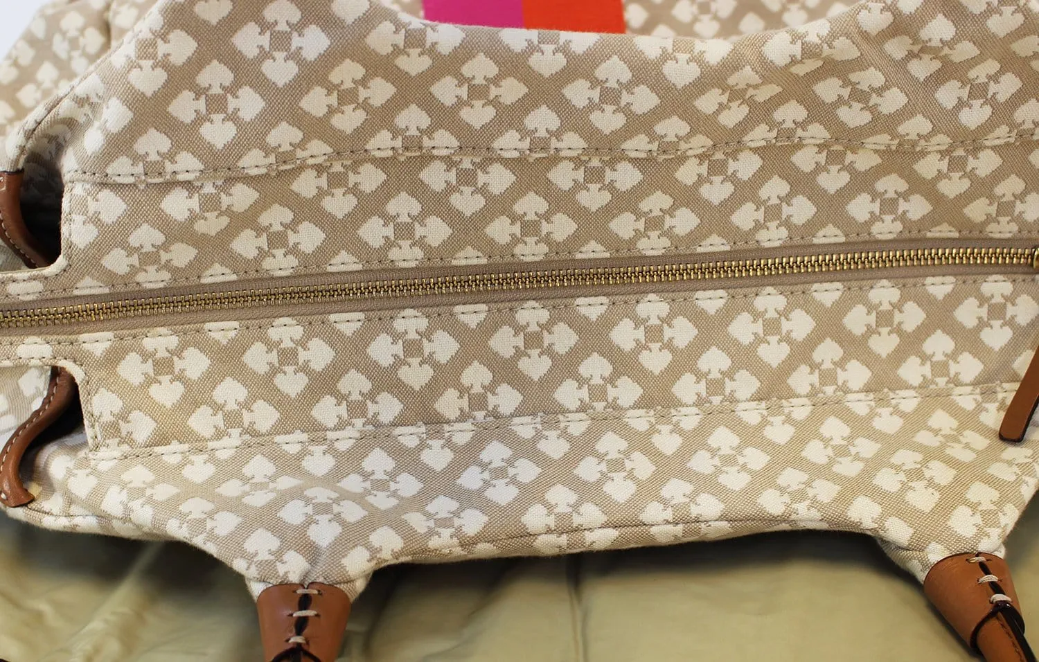 KATE SPADE Classic Spade Stevie Baby Bag in Stucco