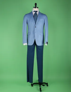 Kenton Unlined Bamboo Viscose Soft Coat in Aquamarine