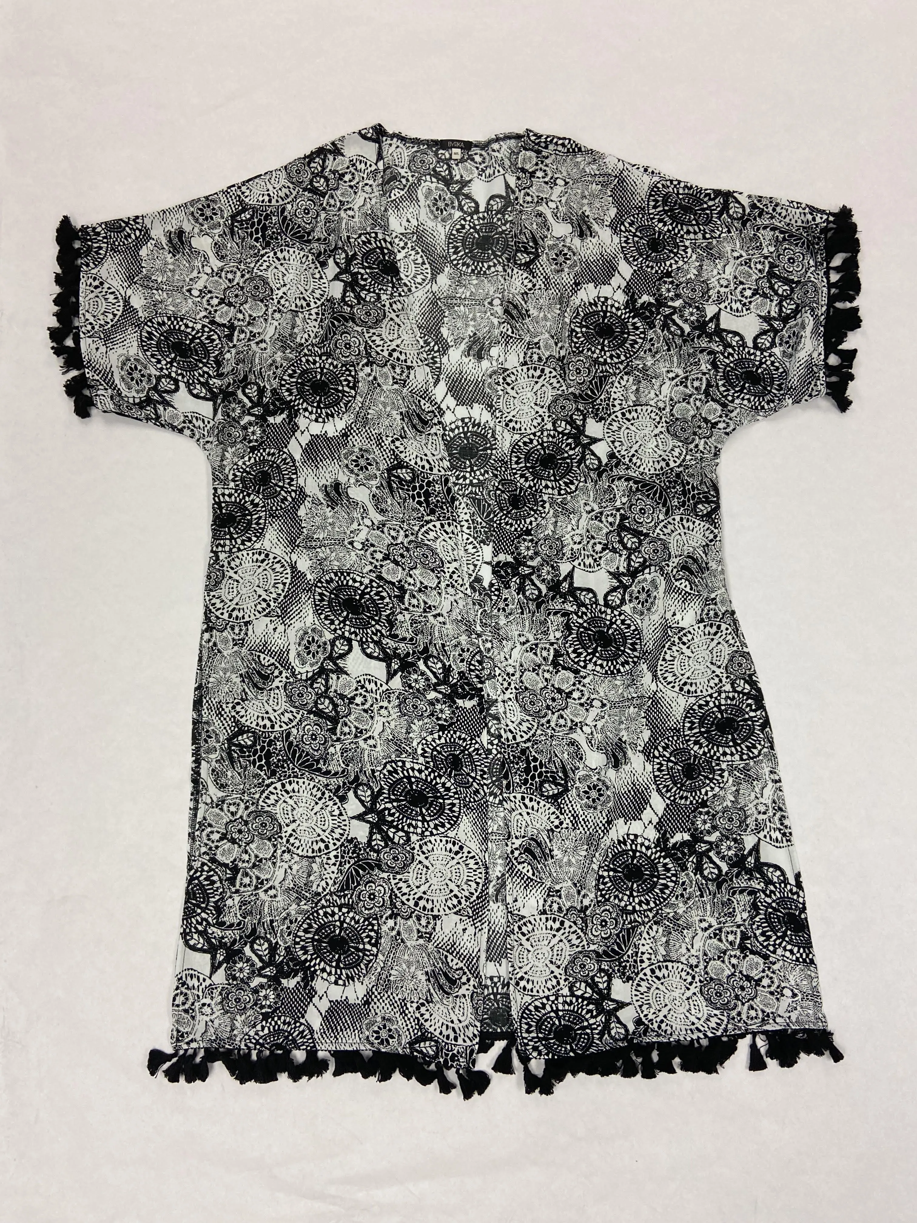 Kimono Fringe Cover Up