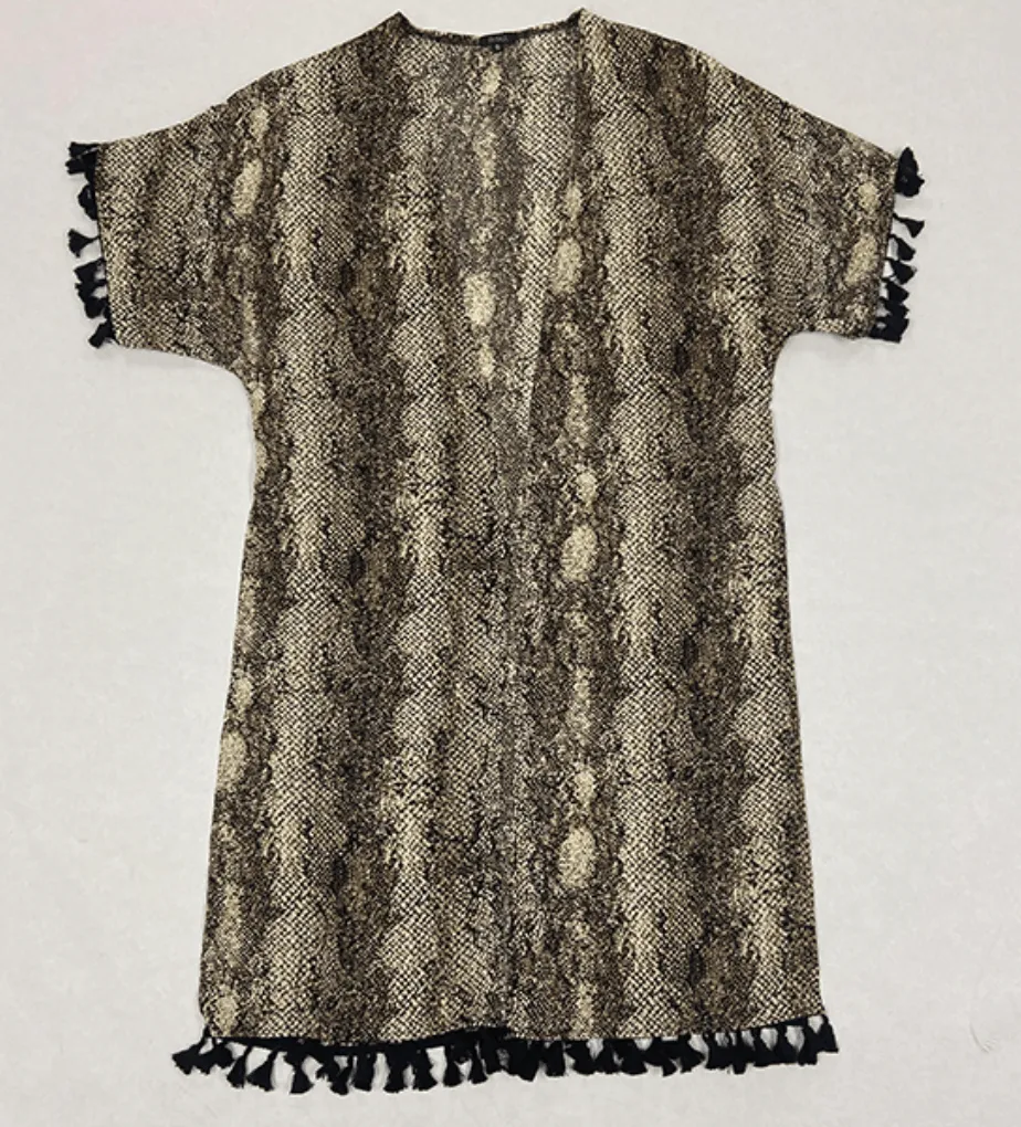 Kimono Fringe Cover Up