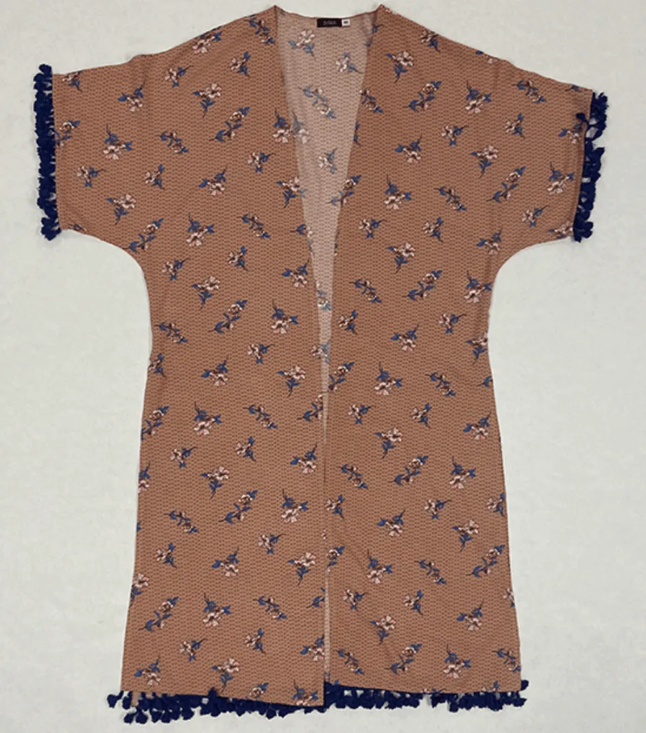 Kimono Fringe Cover Up