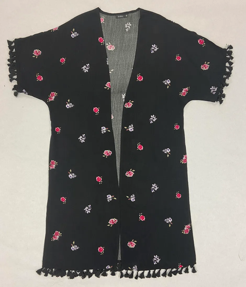 Kimono Fringe Cover Up