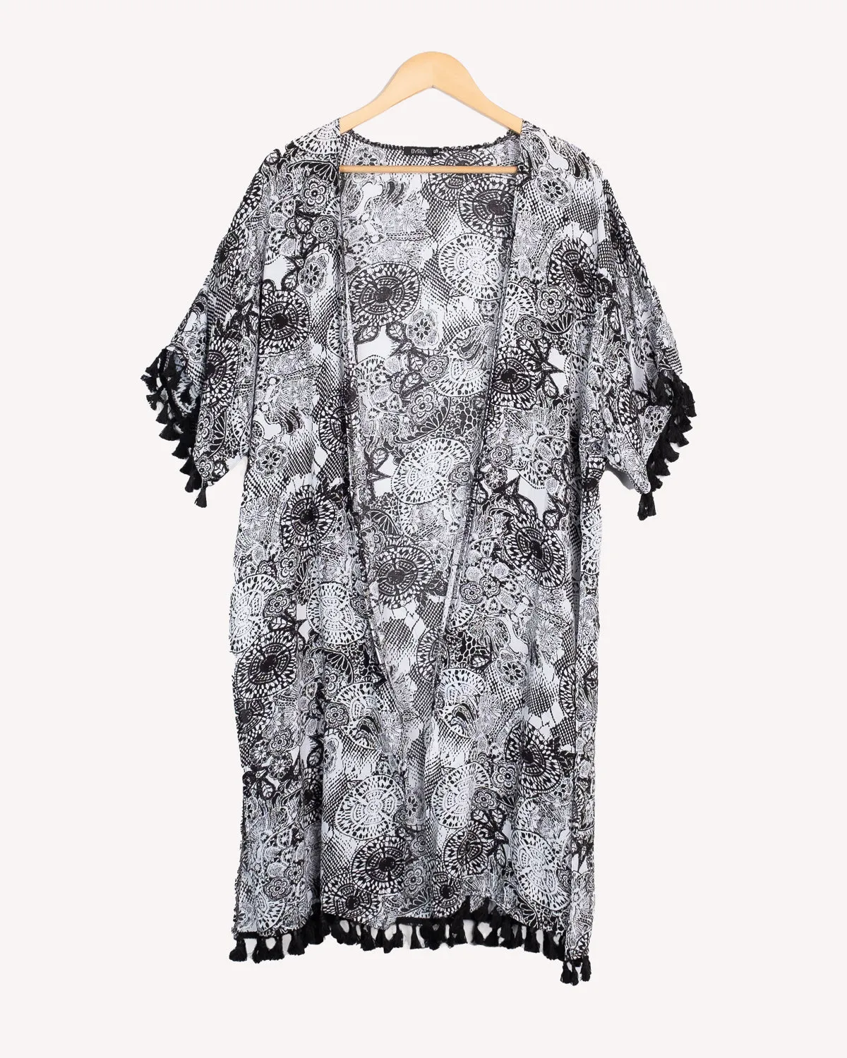 Kimono Fringe Cover Up
