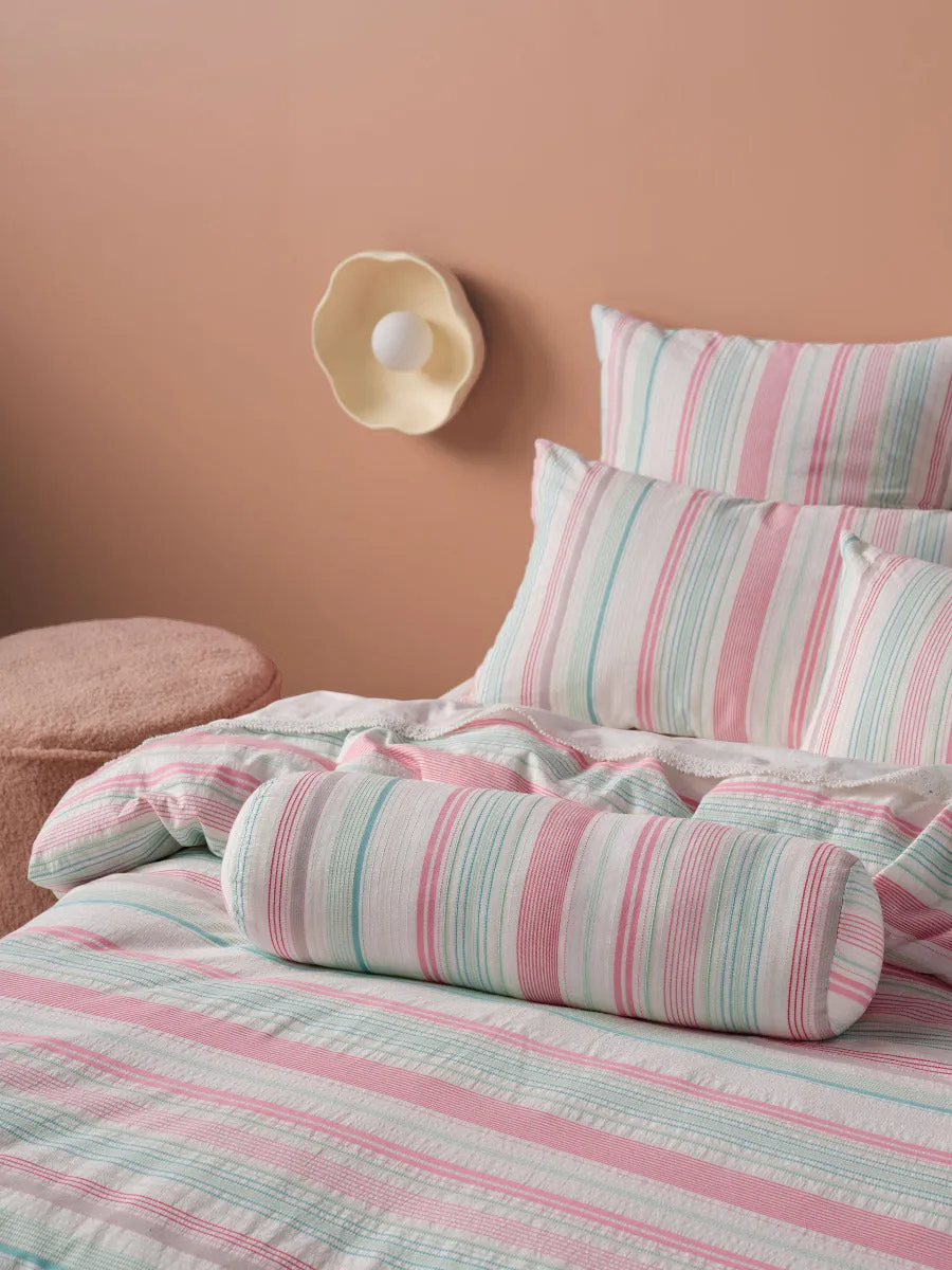 LINEN HOUSE OTILLO QUILT COVER SET - WATERMELON
