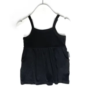 Little Bipsy Ribbed Tank Dress - New Black