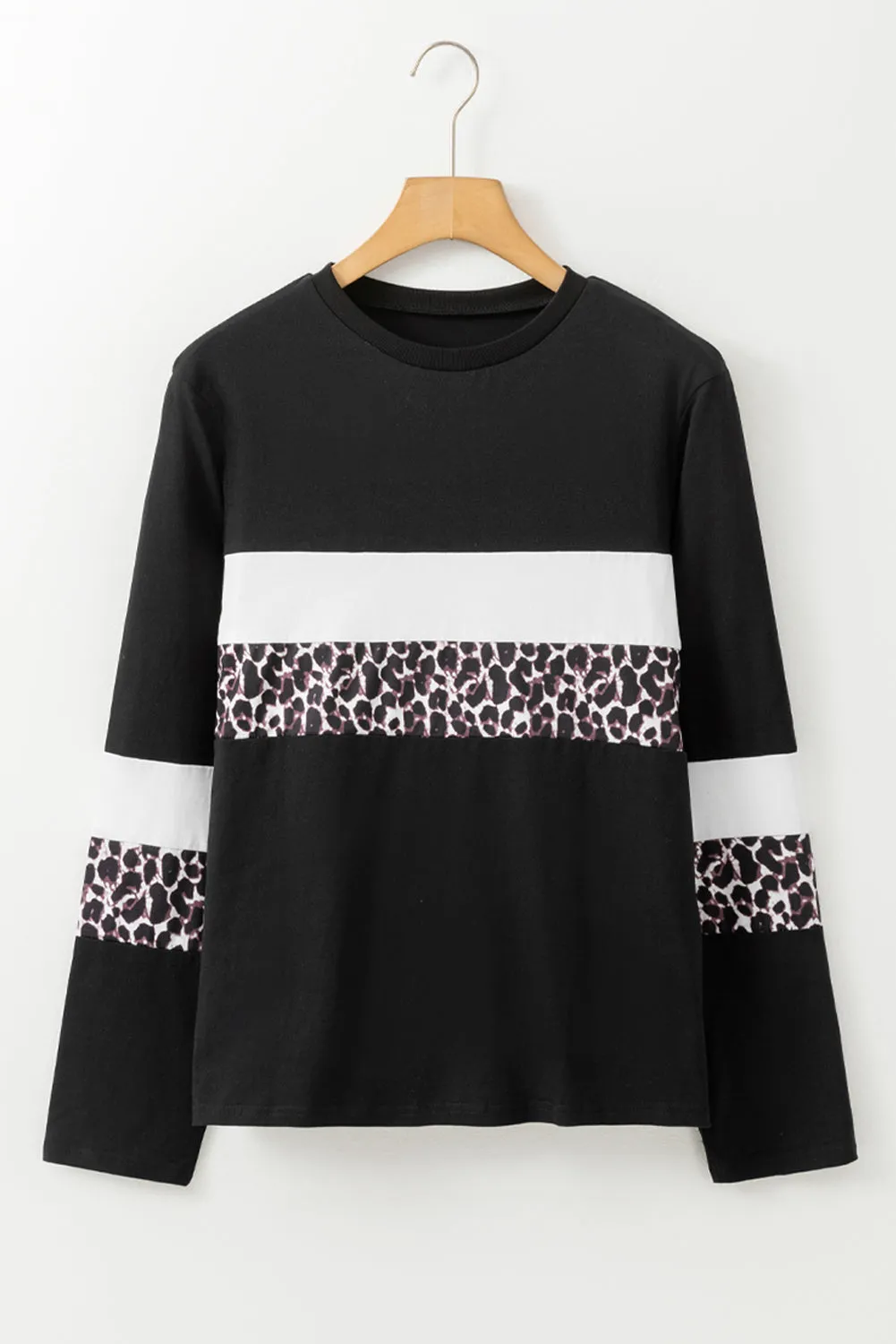 Living In The Moment White Printed Colorblock Top
