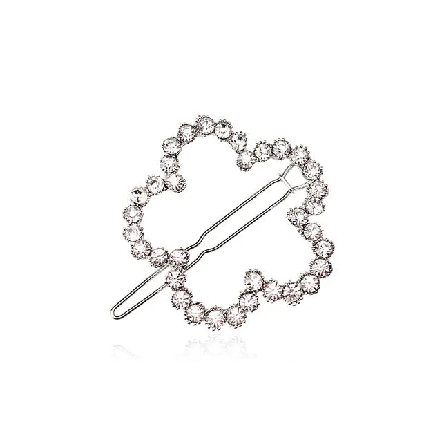 M MISM New Brand Hairpins Triangle Moon Hair Pin Jewelry Lip Round Hair Clip For Women Girl Hairgrip Hair Accessories