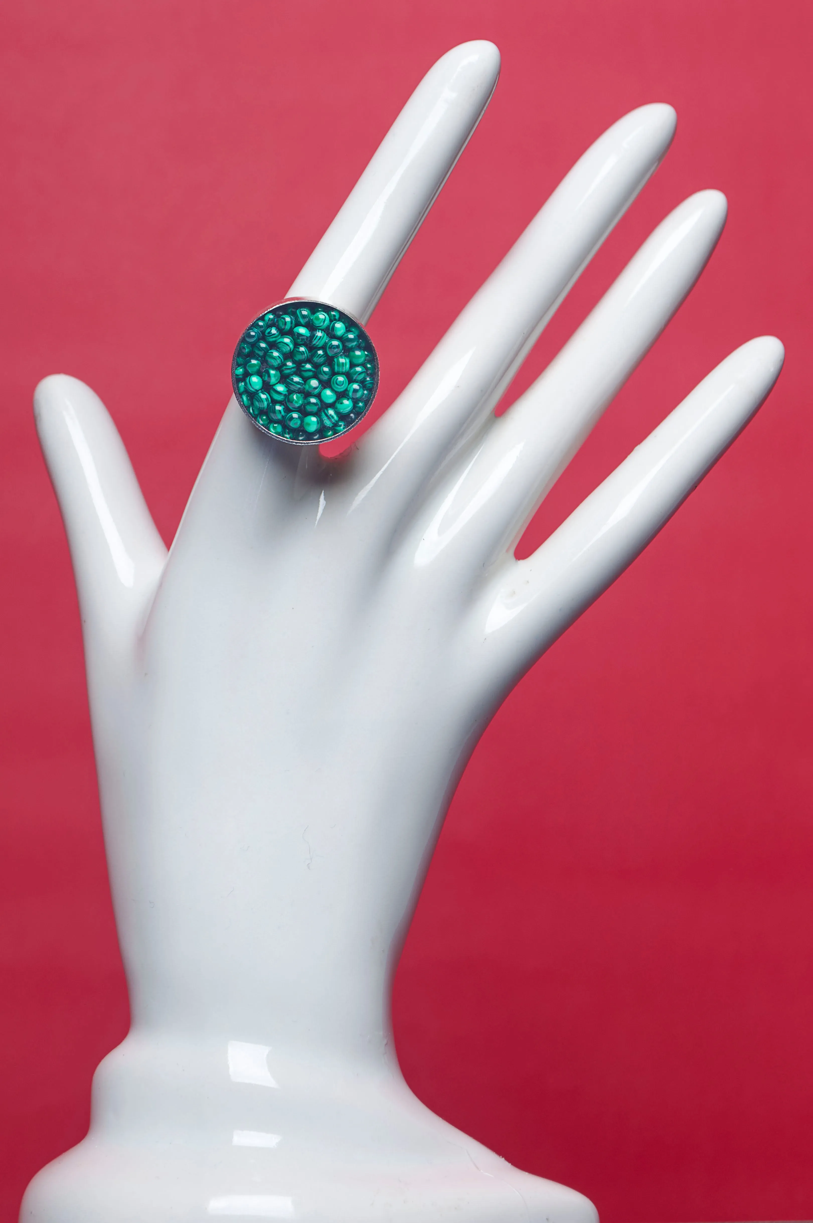 Malachite Mama Mia Ring