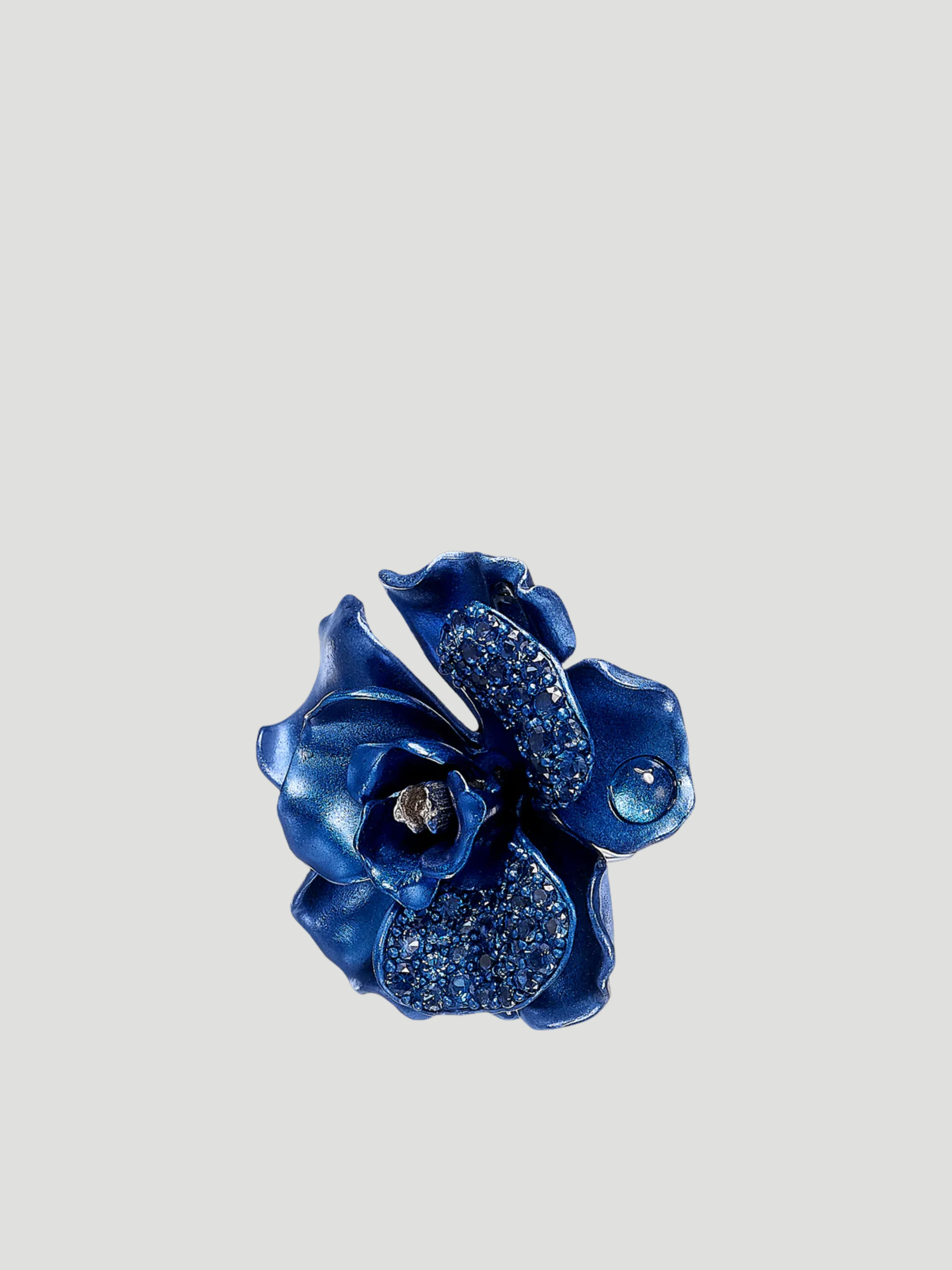Midnight Camelia Earrings