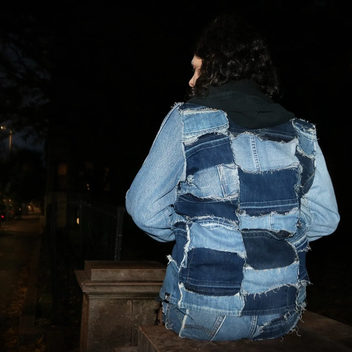 Mix Tape - Reversible Upcycled Denim Jacket