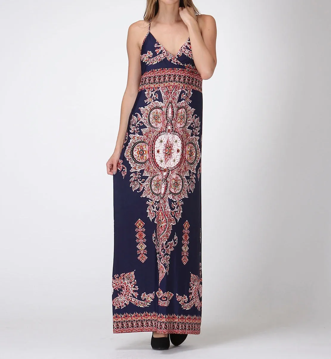 Mosaic Art Festive Maxi Dress