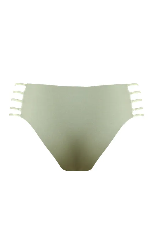 MULTI-STRAP Bottoms Metallic Moss