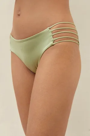 MULTI-STRAP Bottoms Metallic Moss