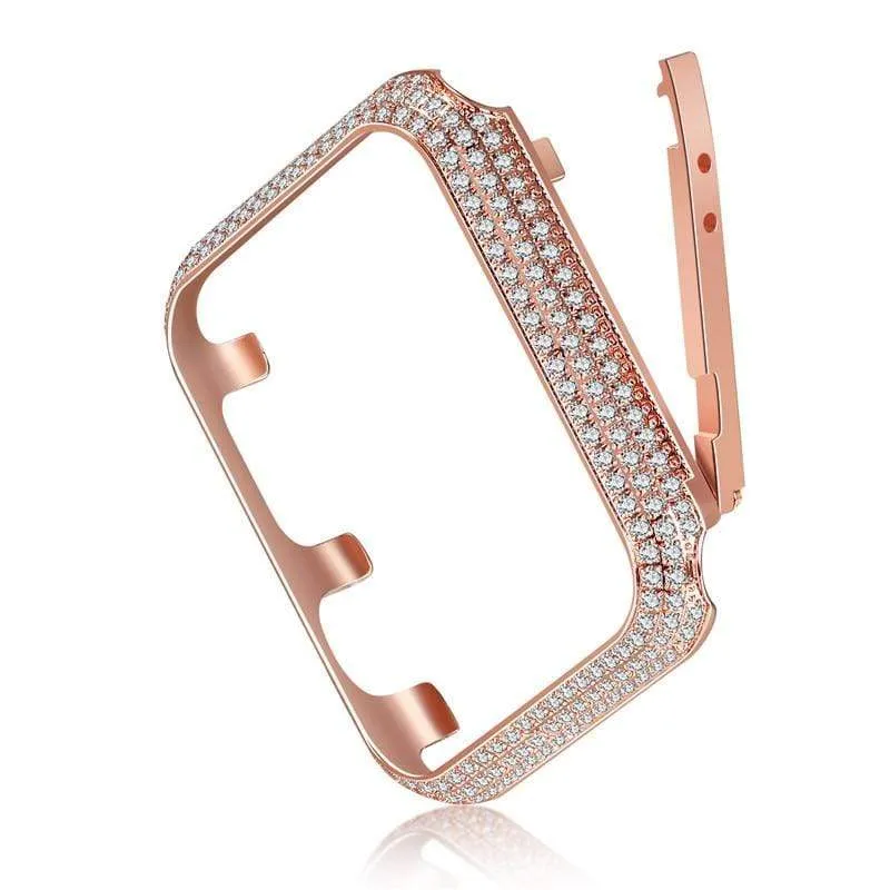 New Luxury Crystal Diamond Watch Case Cover Compatible With Apple Watch-A Limited Edition