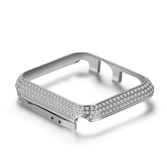 New Luxury Crystal Diamond Watch Case Cover Compatible With Apple Watch-A Limited Edition