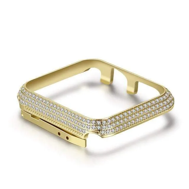 New Luxury Crystal Diamond Watch Case Cover Compatible With Apple Watch-A Limited Edition