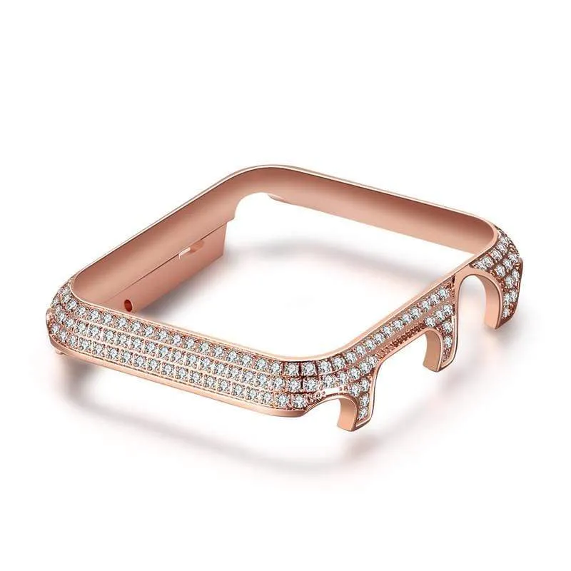 New Luxury Crystal Diamond Watch Case Cover Compatible With Apple Watch-A Limited Edition