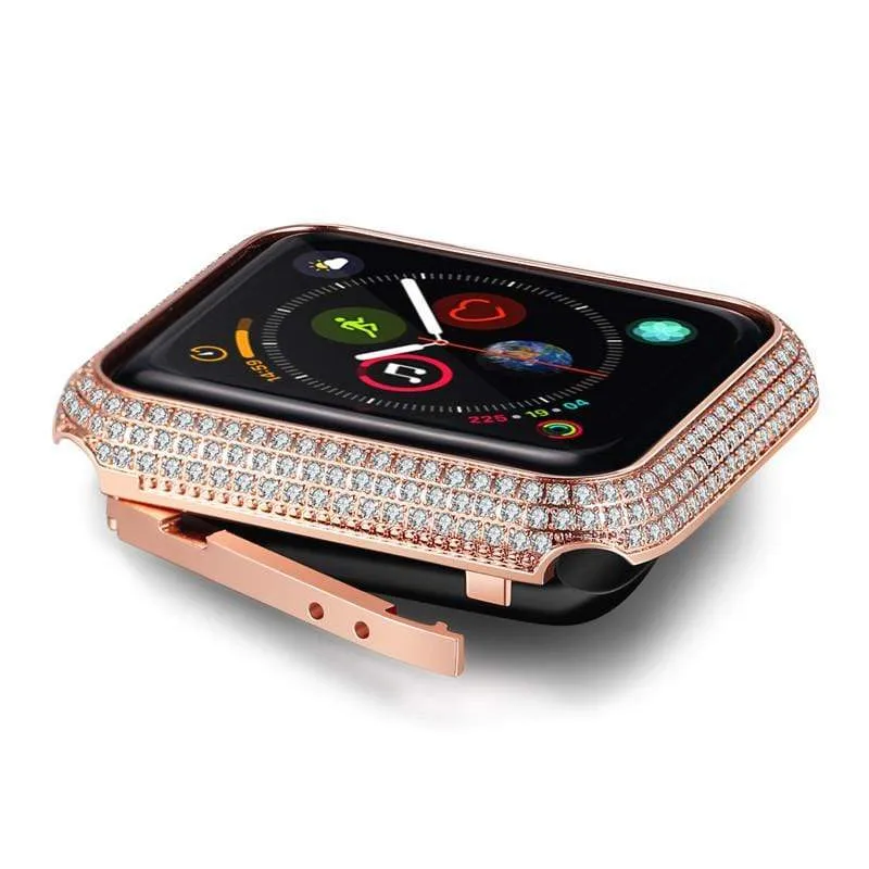 New Luxury Crystal Diamond Watch Case Cover Compatible With Apple Watch-A Limited Edition