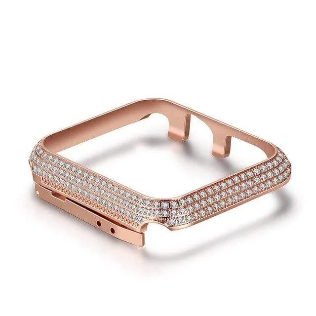 New Luxury Crystal Diamond Watch Case Cover Compatible With Apple Watch-A Limited Edition