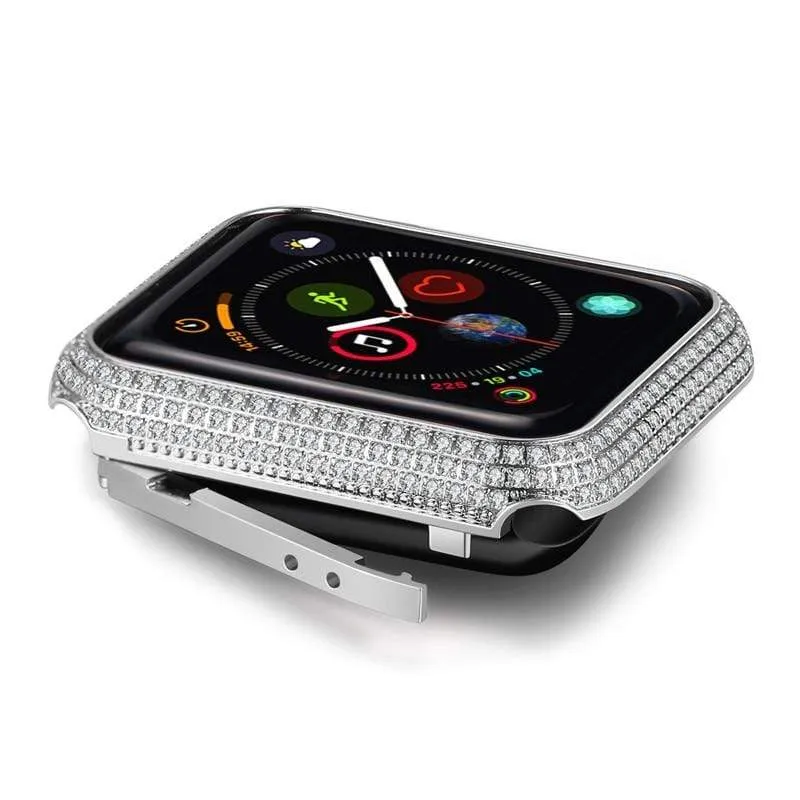 New Luxury Crystal Diamond Watch Case Cover Compatible With Apple Watch-A Limited Edition