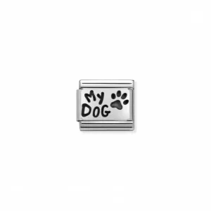 Nomination Composable Link My Dog, Silver