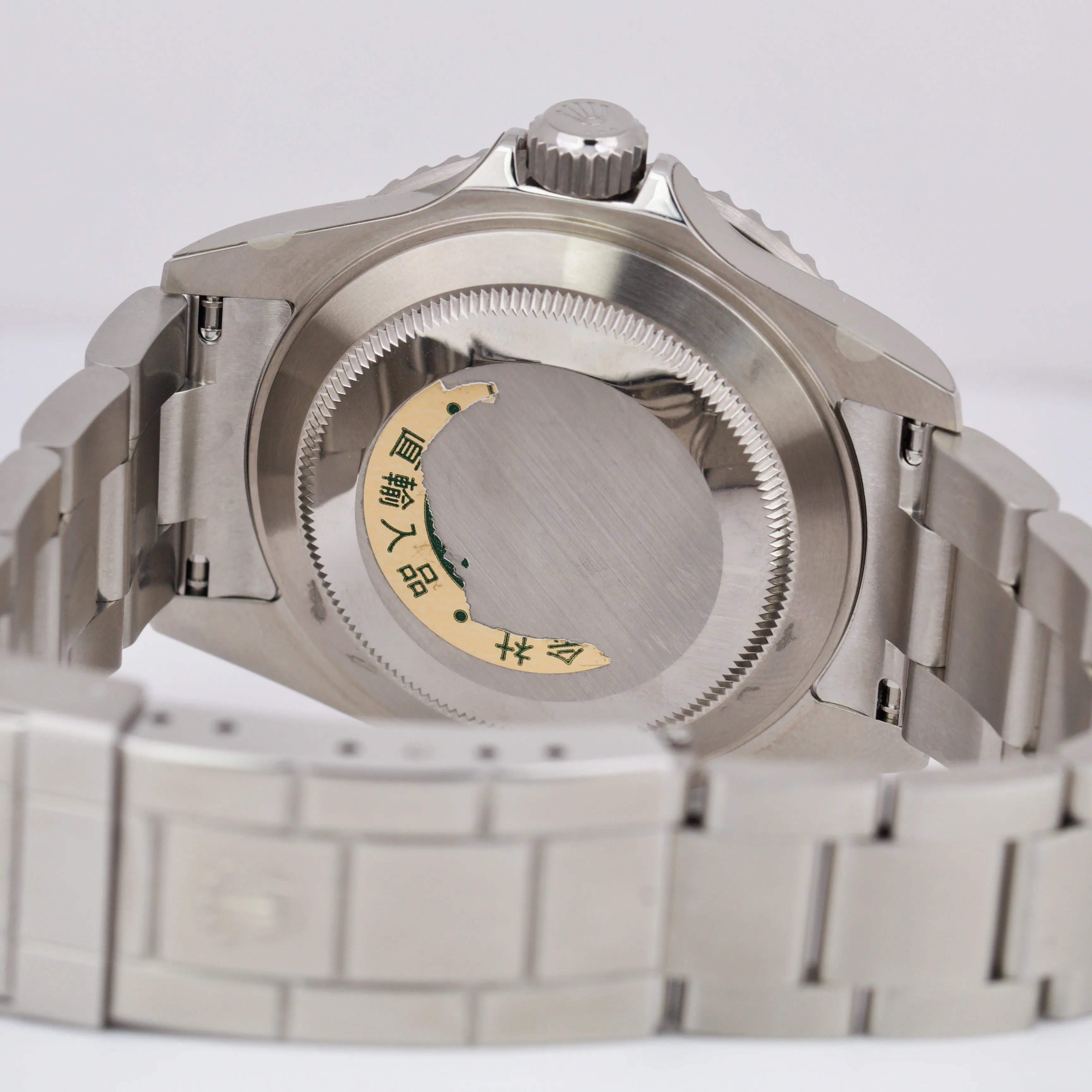 NOS STICKERED 2008 PAPERS Rolex Submariner Date KERMIT Green REHAUT 16610 LV B P