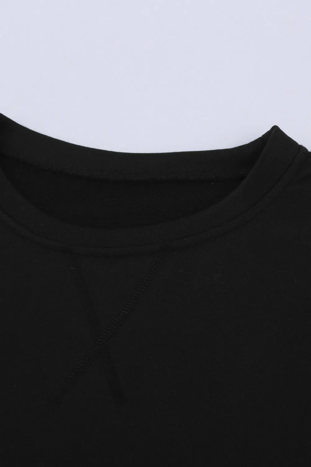 Patchwork Dropped Shoulder Sweatshirt