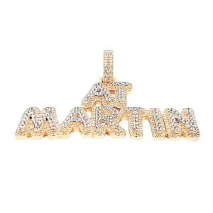 "At Martin" personalized Pendant Charm Custom design