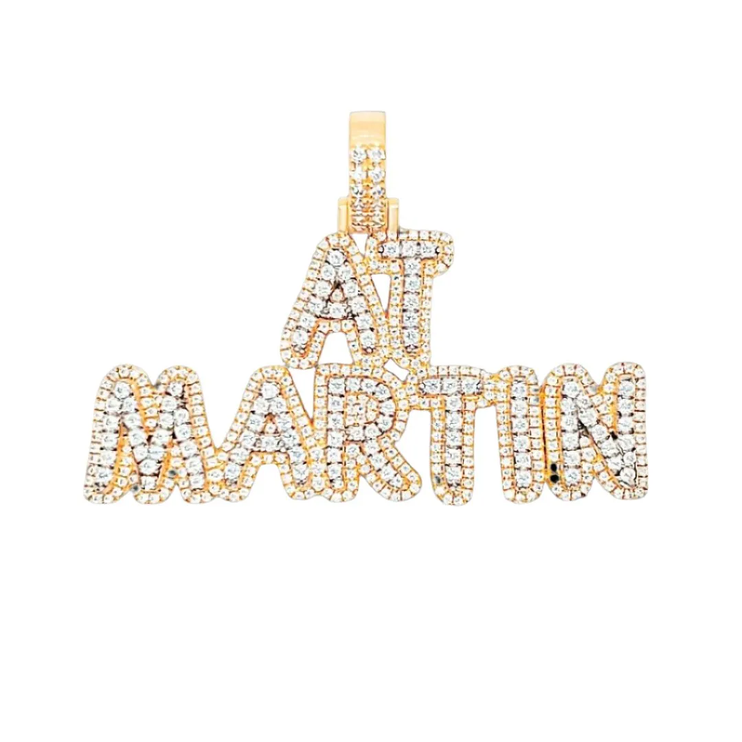 "At Martin" personalized Pendant Charm Custom design