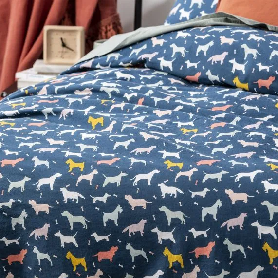 Renee Taylor European Vintage Washed Printed Cotton Quilt Cover Set - Novelty