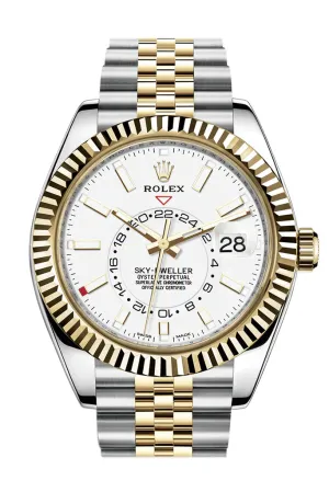 Rolex Sky-Dweller 326933 White Jubilee Bracelet