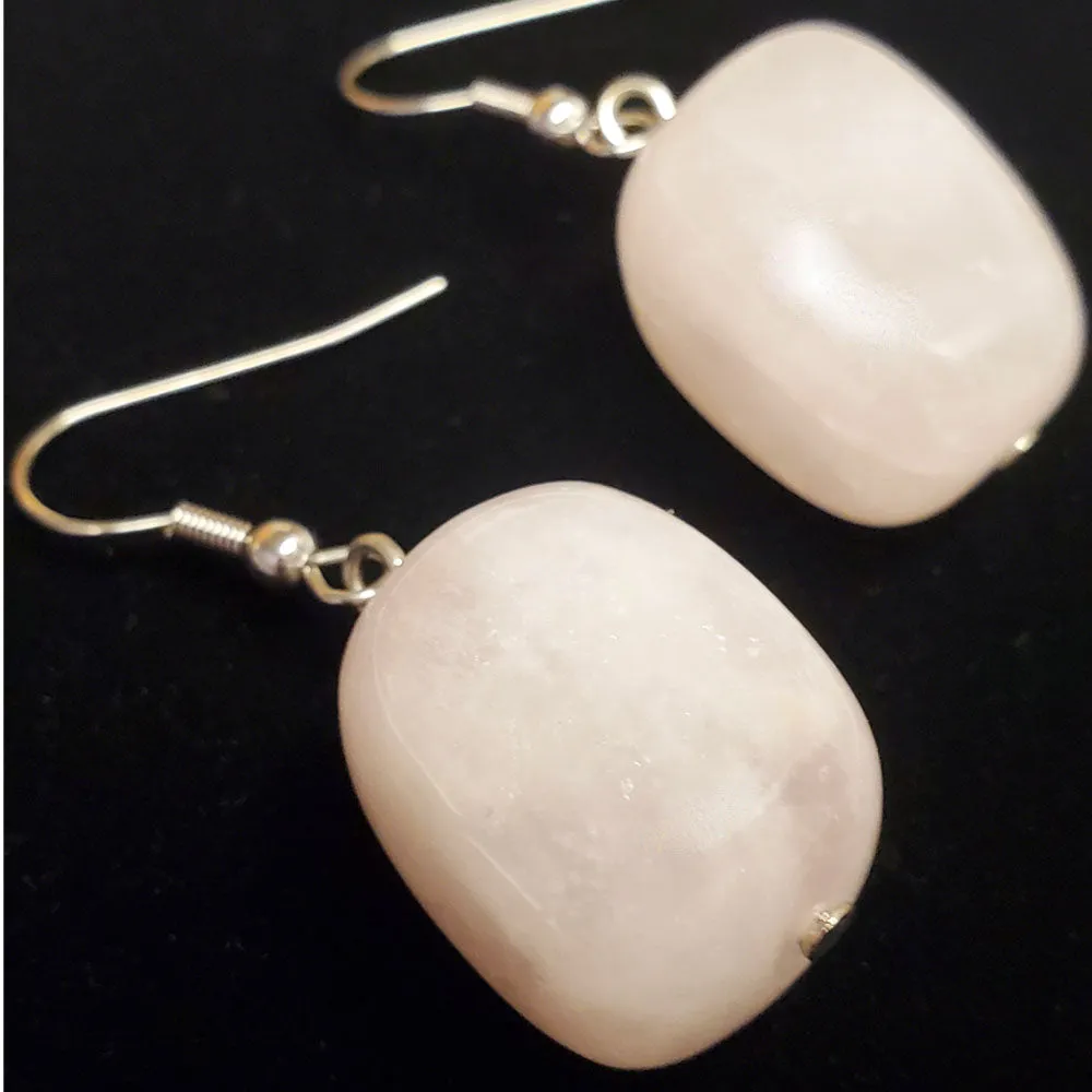 Rose Quartz Unconditional Love Heart Chakra Jewelry Necklace Set
