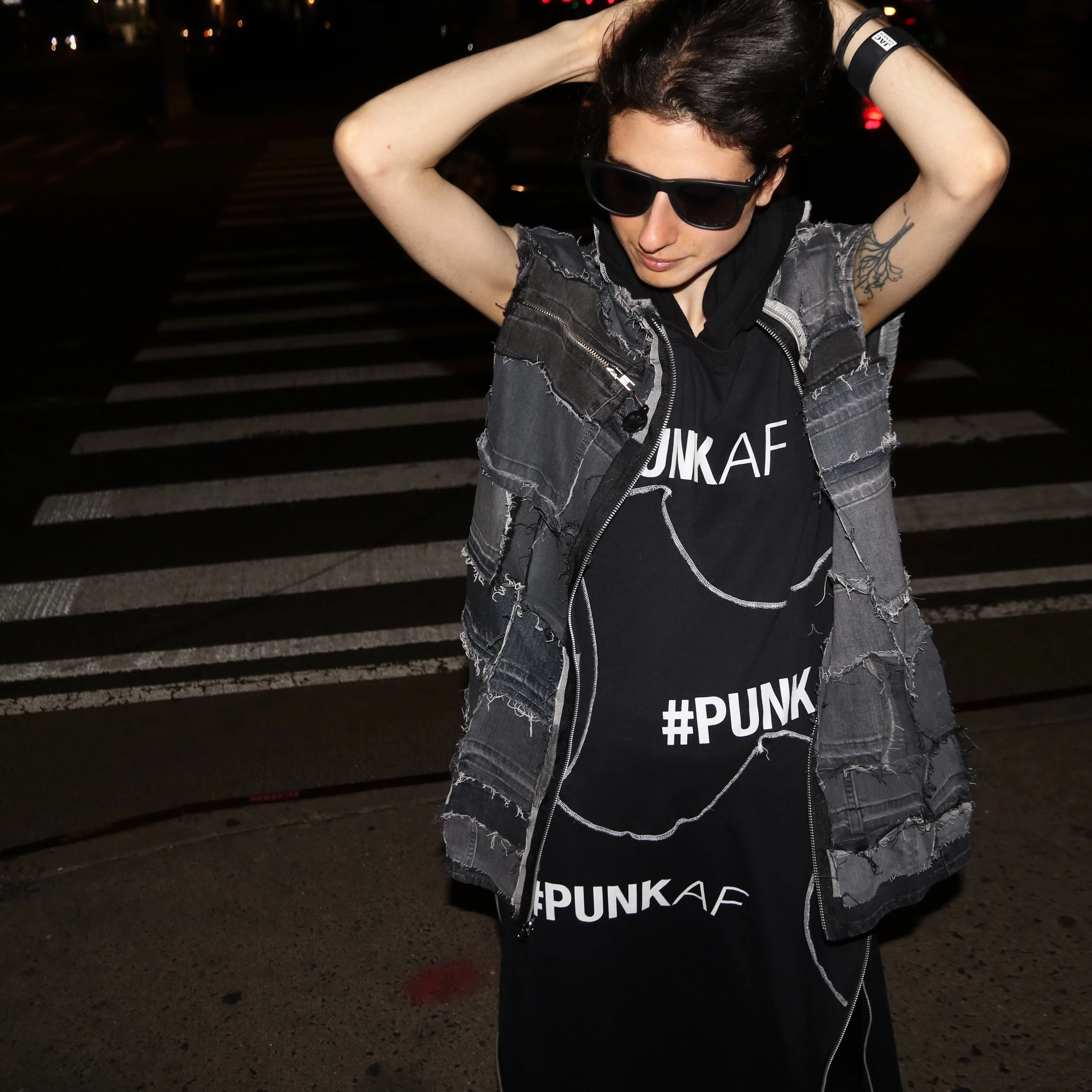 Still Searching - Reversible, Upcycled Denim Vest