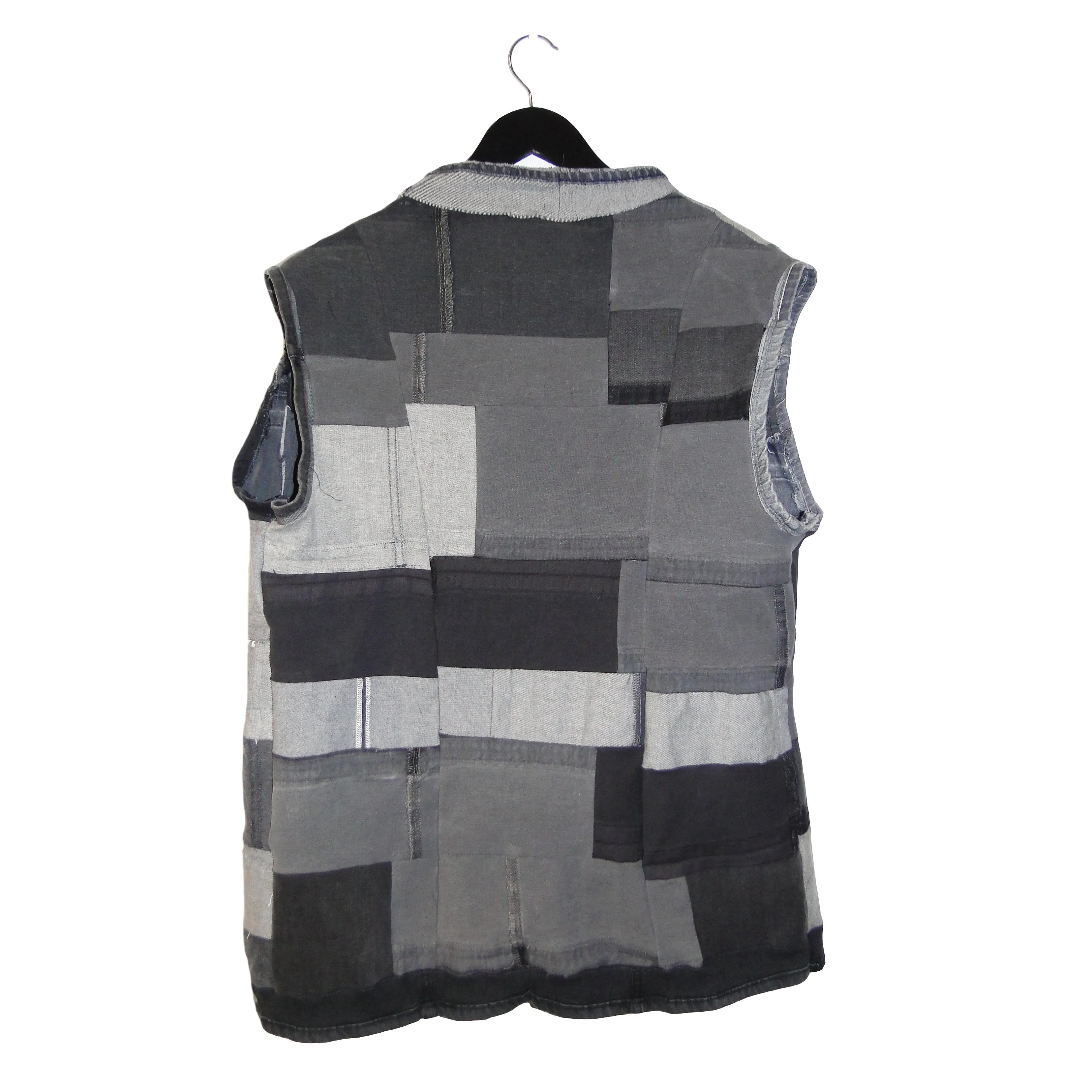 Still Searching - Reversible, Upcycled Denim Vest