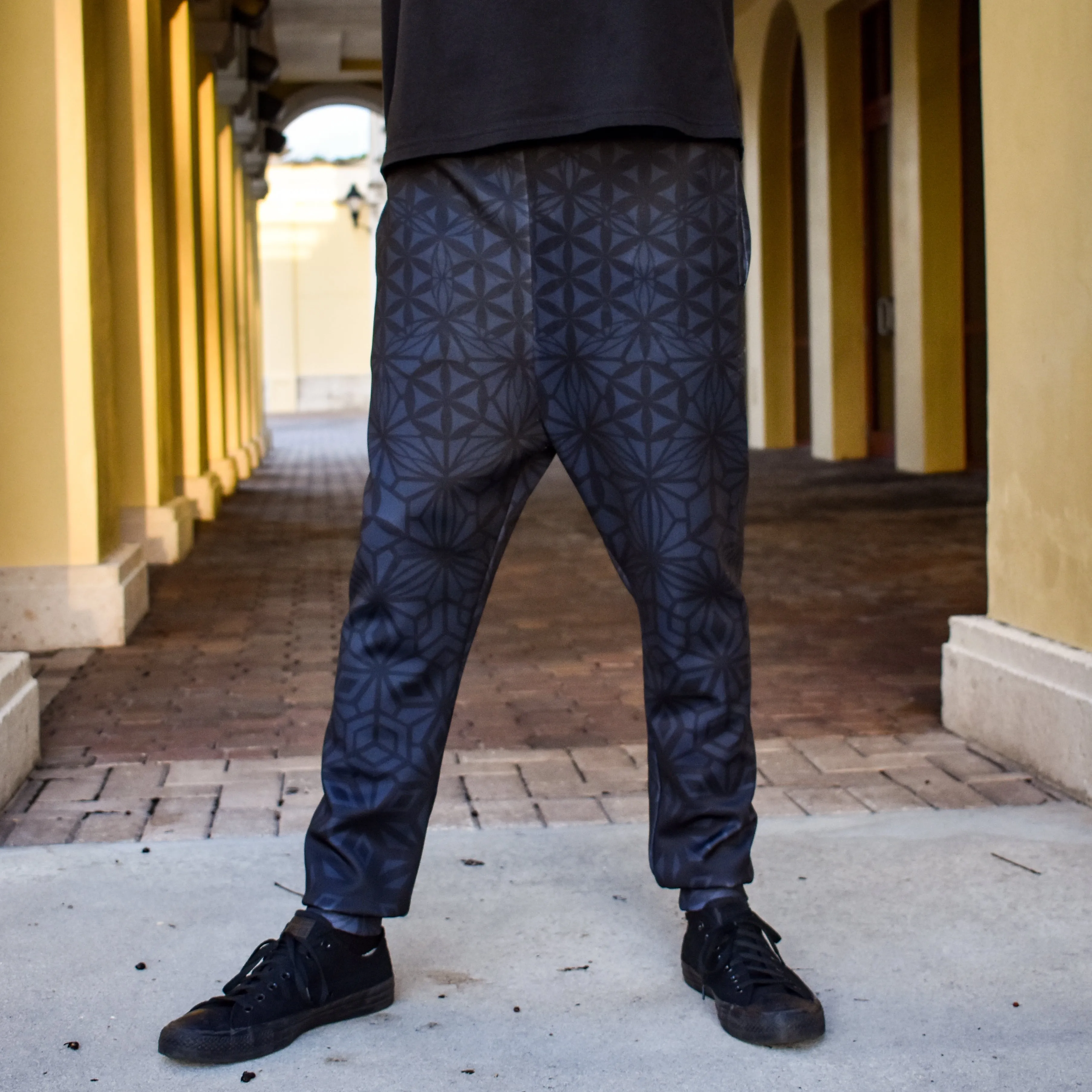 Tessellating Fractals Smoke Style Joggers