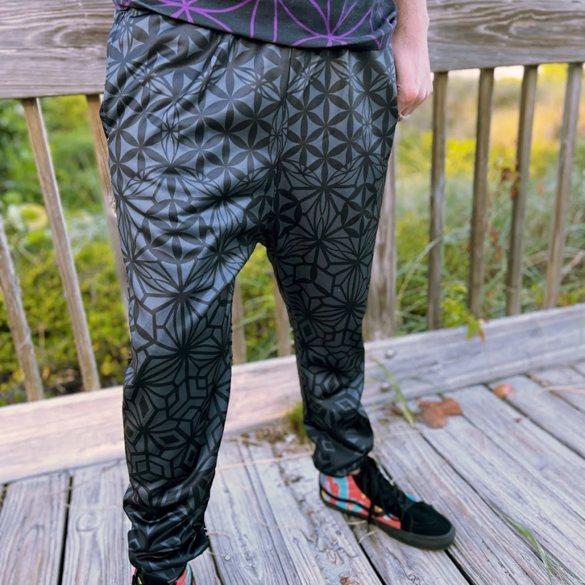 Tessellating Fractals Smoke Style Joggers