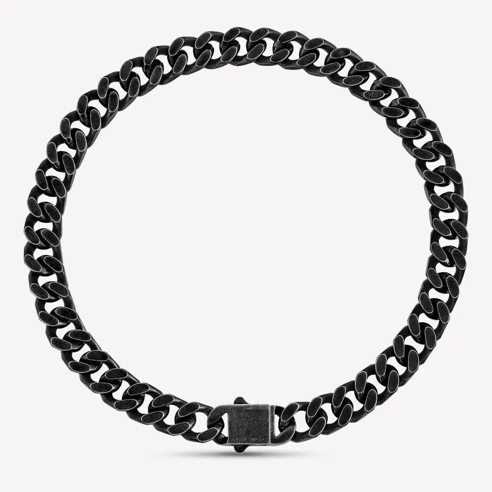 The Darth Vader II® - 14mm Black Cuban Link Chain in Black Gold