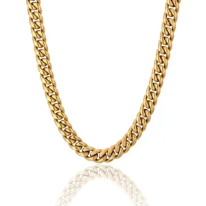 The Golden Age® - 8mm Miami Cuban Link Chain 18K Gold Plated