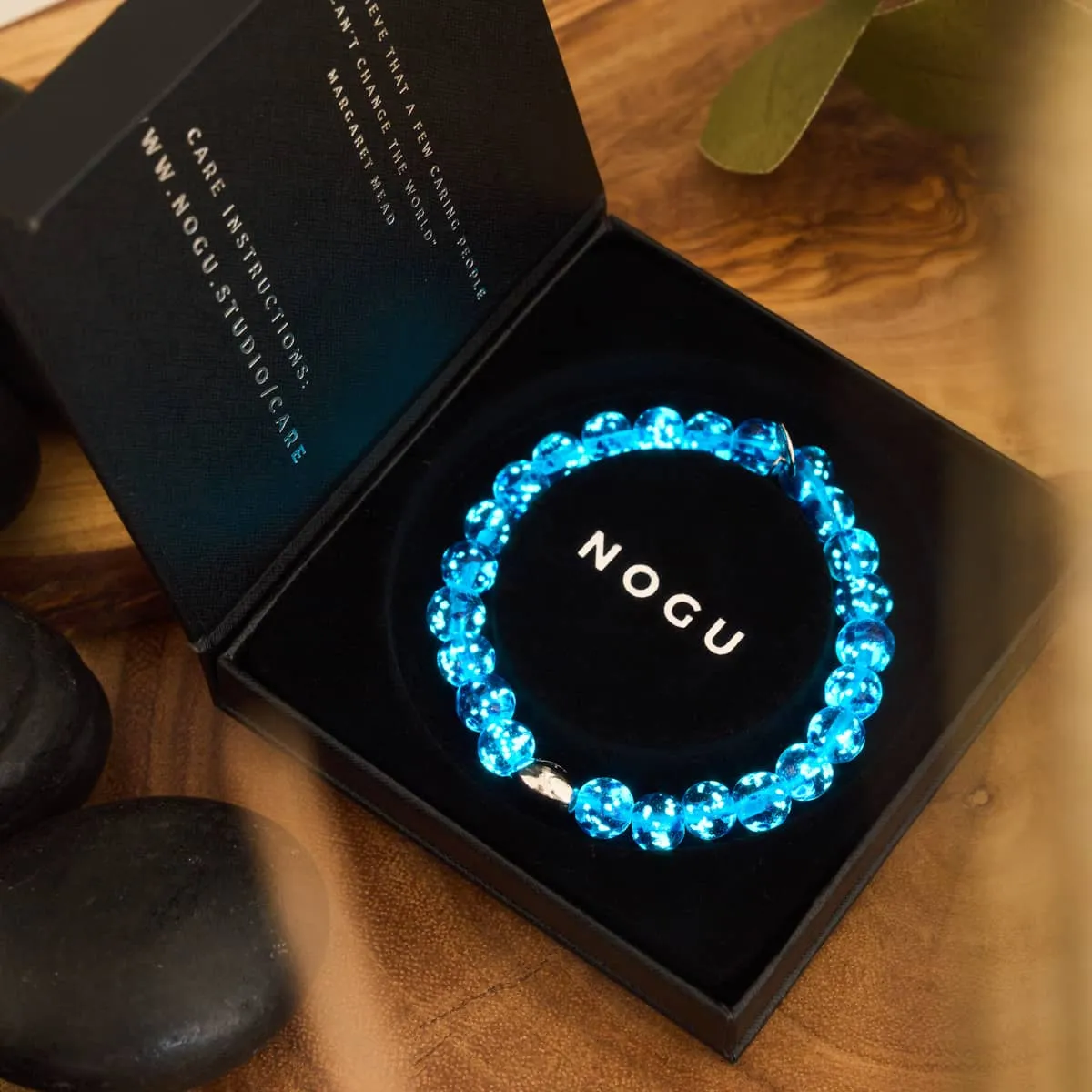 Topaz Flame | .925 Sterling Silver | Firefly Glass Bracelet