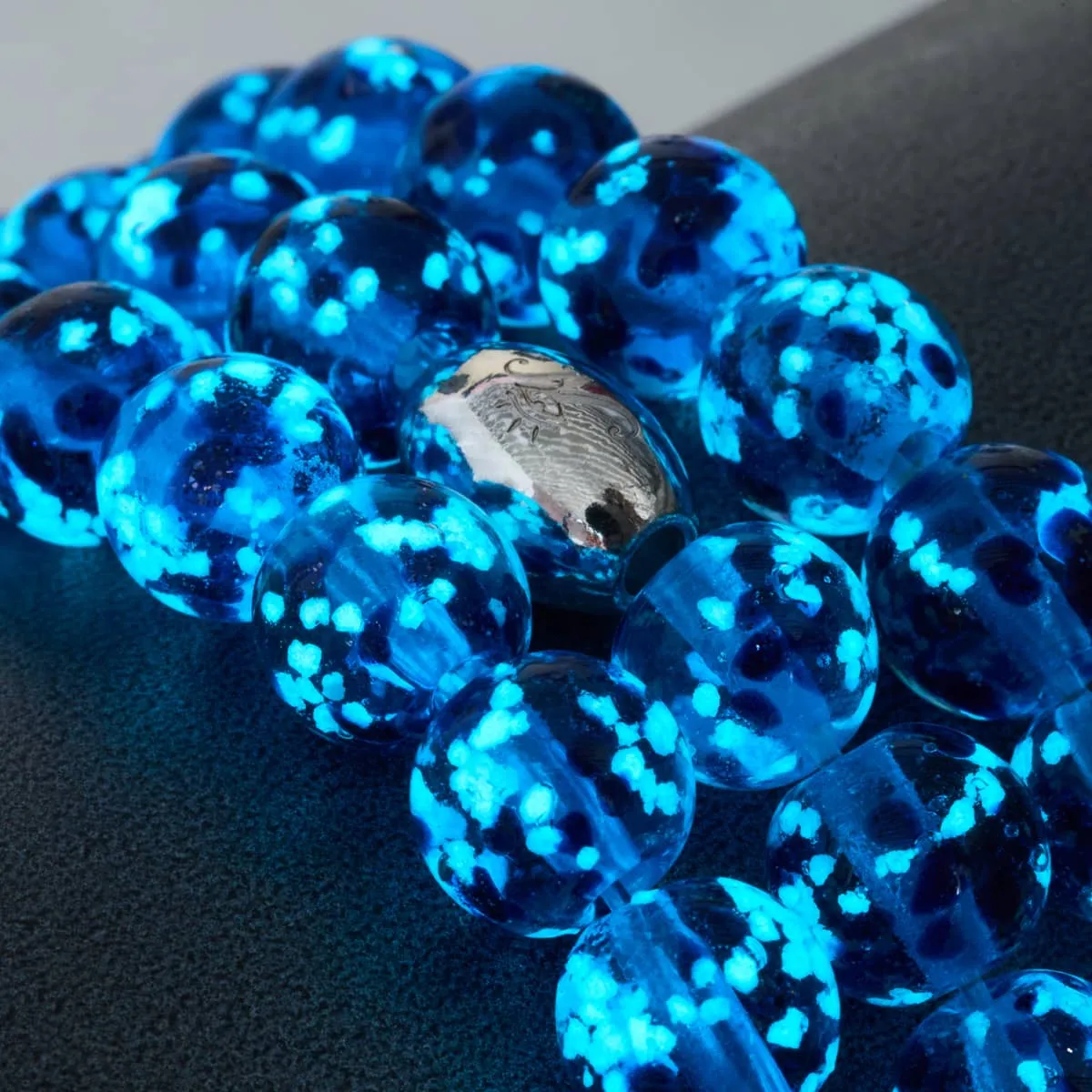Topaz Flame | .925 Sterling Silver | Firefly Glass Bracelet