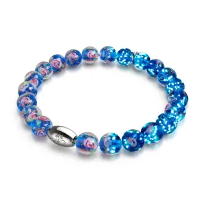 Topaz Garden | .925 Sterling Silver | Firefly Glass Garden Bracelet