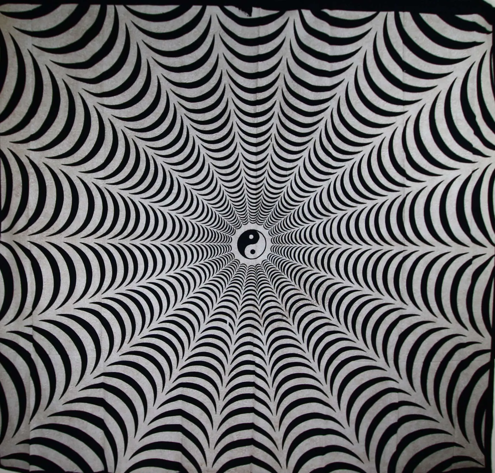 Trippy Yin Yang 3D Effect Tapestry